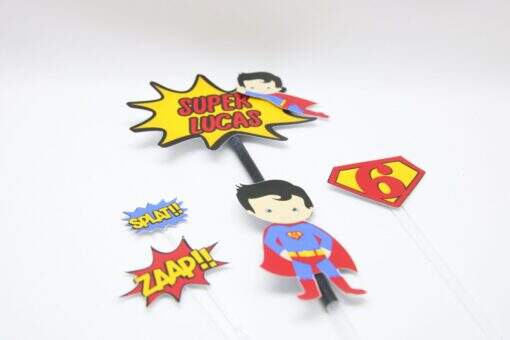 Topo de Bolo Superman