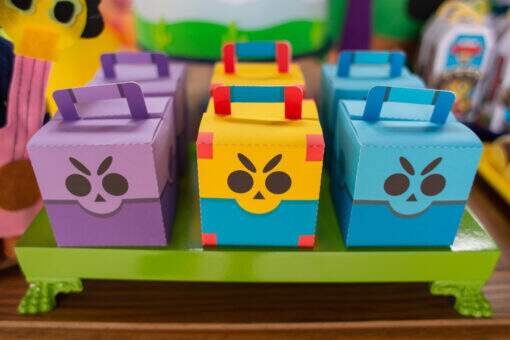 Caixa Cubo com Alça Brawl Stars
