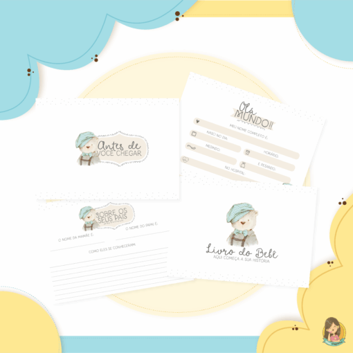 Combo Caderneta de Saúde e Livro do Bebê Personalizado - Imagem 4