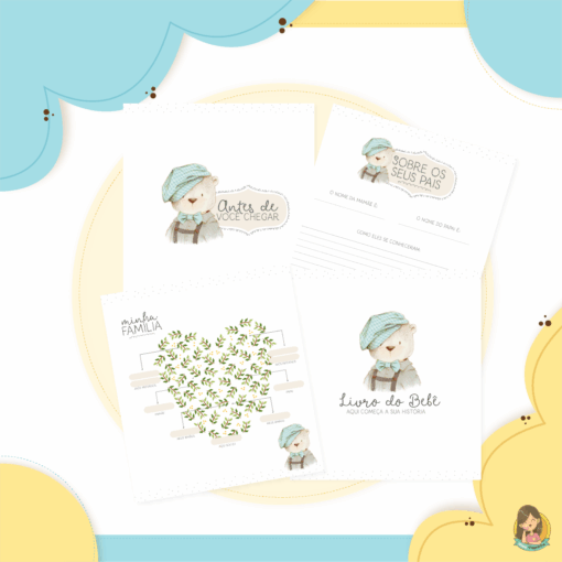 Combo Caderneta de Saúde e Livro do Bebê Personalizado - Imagem 3