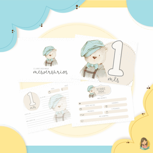 Combo Caderneta de Saúde e Livro do Bebê Personalizado - Imagem 2