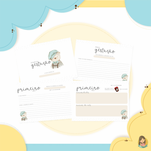 Combo Caderneta de Saúde e Livro do Bebê Personalizado - Imagem 5