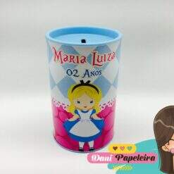 Cofrinho Alice no País das Maravilhas