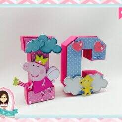 Alternative view of Letras 3d Peppa Pig