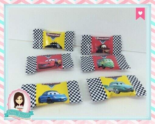 Balinha Personalizada Carros Disney - Imagem 2