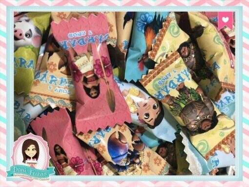 Balinha Personalizada Com Balde Moana
