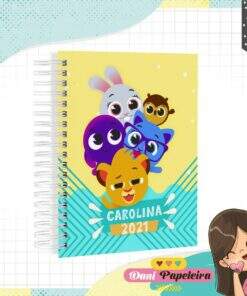 Caderno infantil personalizado Bolofos