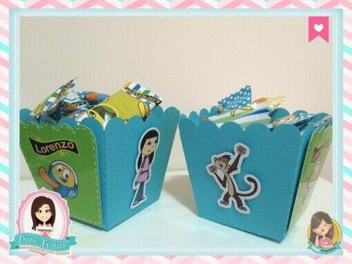 Cachepô Com Bala Personalizada Peixonauta - Imagem 2