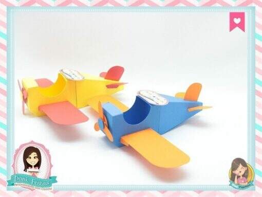 Caixa Avião Meios de Transportes - Imagem 2
