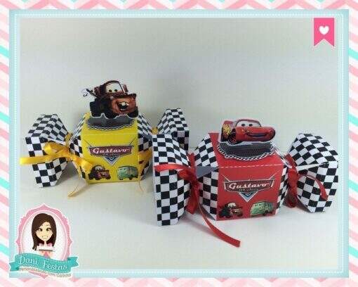 Caixa Bala Carros Disney