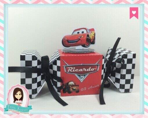 Caixa Bala Carros Disney - Imagem 3