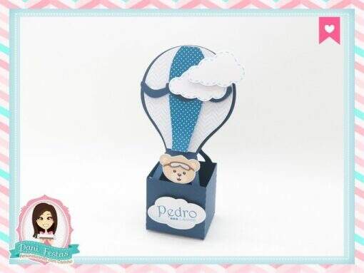 Caixa Balão  Ursinho Baloeiro - Imagem 3