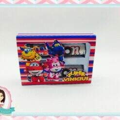Caixa Baton Dupla  Super Wings