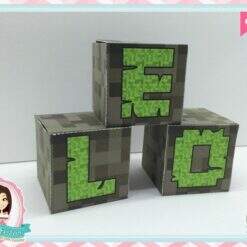 Alternative view of Caixa Cubo  Minecraft