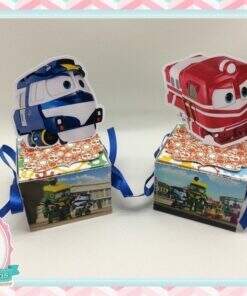 Caixa Cubo Robot Trains