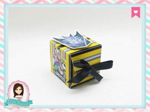 Caixa Cubo  Trasnformers - Imagem 2