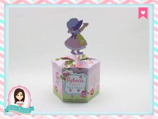 Caixa Flor Chá de Bonecas - Imagem 2
