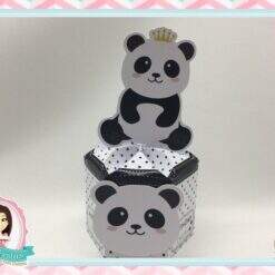 Caixa Flor - Panda