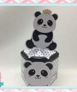 Caixa Flor - Panda