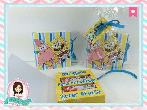 Caixa Livro Para Baton Bob Esponja