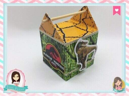 Caixa Madeirinha  Jurassic World - Imagem 2