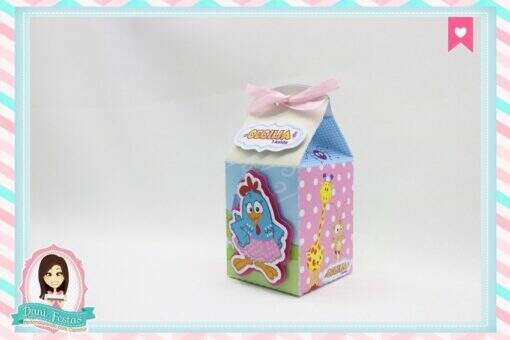 Caixa Milk Galinha Pintadinha Rosa - Imagem 3