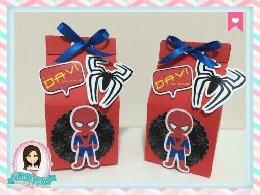 Caixa Milk - Homem Aranha