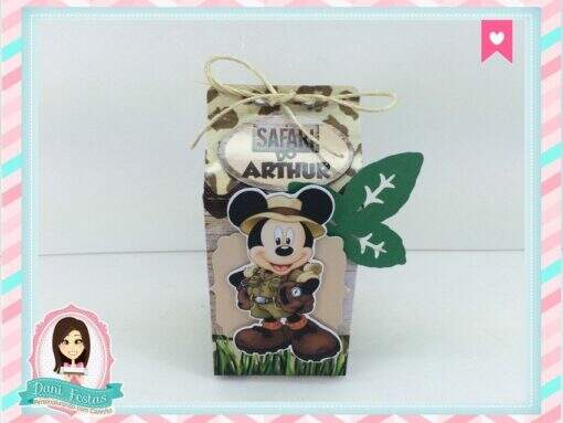 Caixa Milk - Safari do Mickey