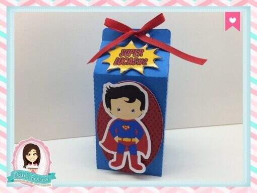 Caixa Milk - Super Homem