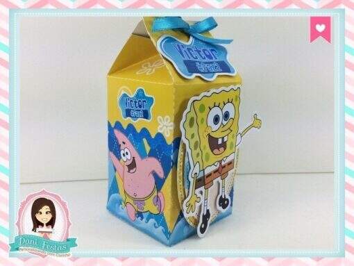 Caixa Milk  Bob Esponja - Imagem 2