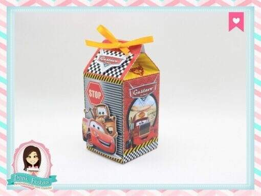 Caixa Milk Carros Disney