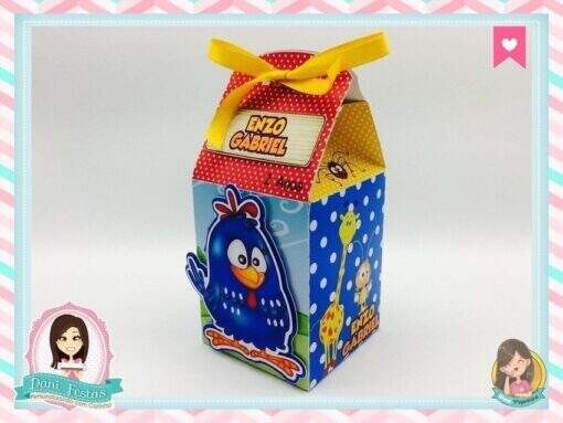 Caixa Milk  Galinha Pintadinha