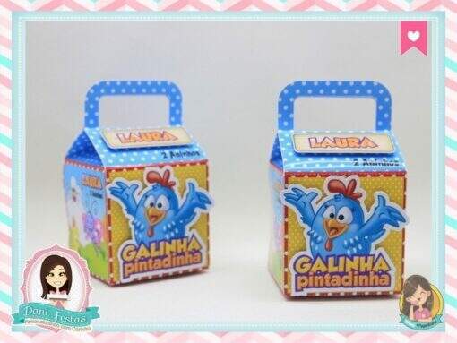 Caixa Mini Milk  Galinha Pintadinha