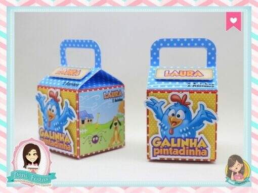 Caixa Mini Milk  Galinha Pintadinha - Imagem 2