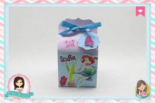 Caixa Mini Milk  Pequena Sereia - Imagem 3
