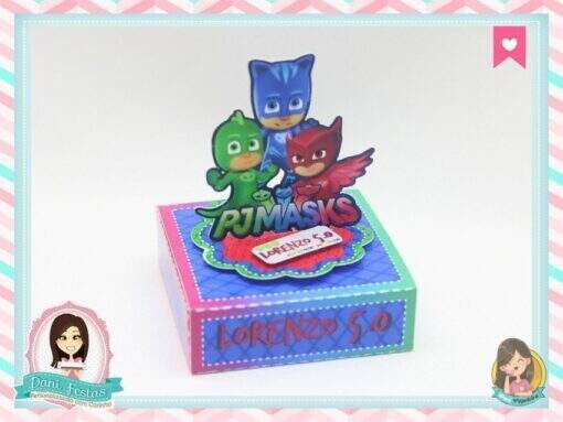 Caixa Para 4 Bis PJ Masks