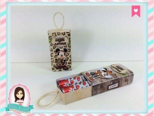 Caixa para Baton Dupla - Safari do Mickey - Imagem 2