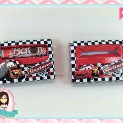 Caixa Para Baton Dupla Carros Disney