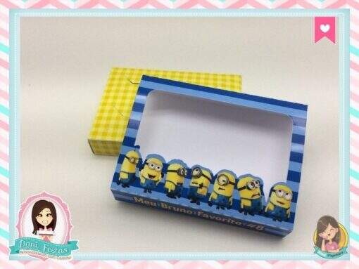 Caixa Para Baton Dupla Minions - Imagem 2