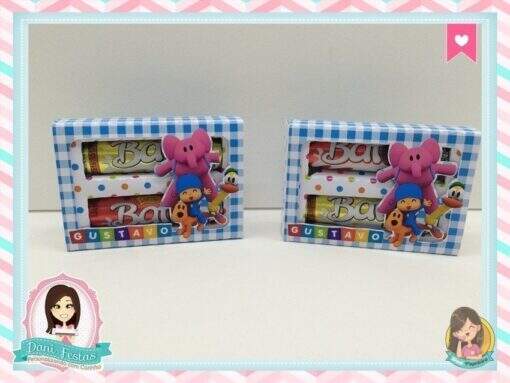 Caixa Para Baton Dupla Pocoyo