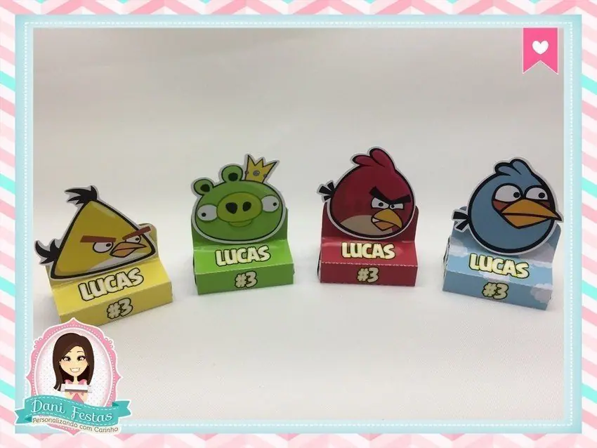 Caixa Para Bis Duplo Angry Birds