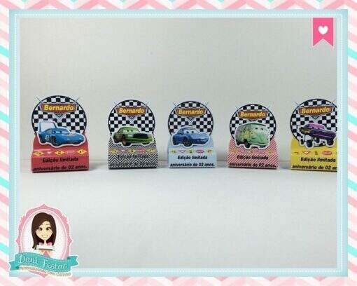 Caixa Para Bis Duplo Carros Disney