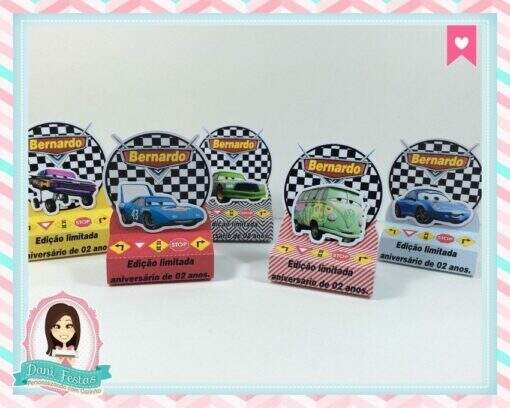 Caixa Para Bis Duplo Carros Disney - Imagem 2