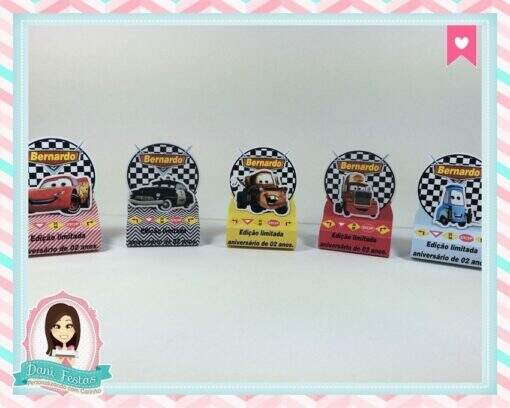 Caixa Para Bis Duplo Carros Disney - Imagem 3