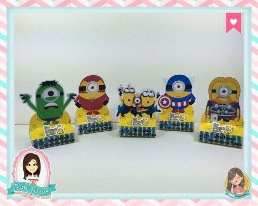 Caixa Para Bis Duplo Minions - Imagem 2