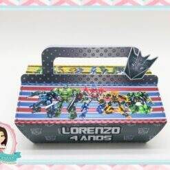 Caixa para Marmitinha  Transformers