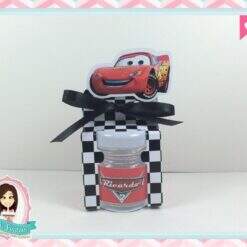 Caixa Para Potinho 40gr Carros Disney