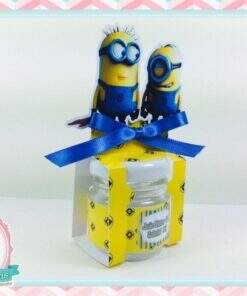 Caixa Para Potinho 40gr Minions