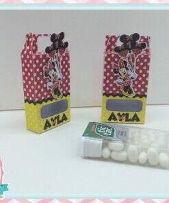 Caixa para Tic Tac - Minnie Vermelha
