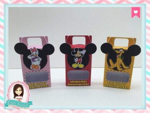 Caixa Para Tic Tac - Turma do Mickey
